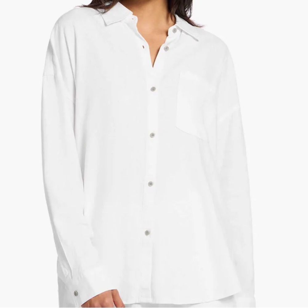 White Button-Up Shirt